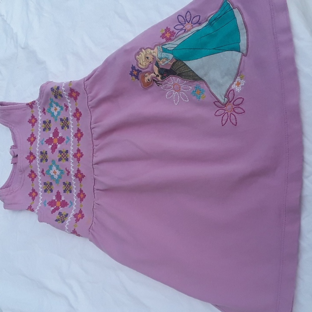 Disney Embroidered Girls Dress 5/6